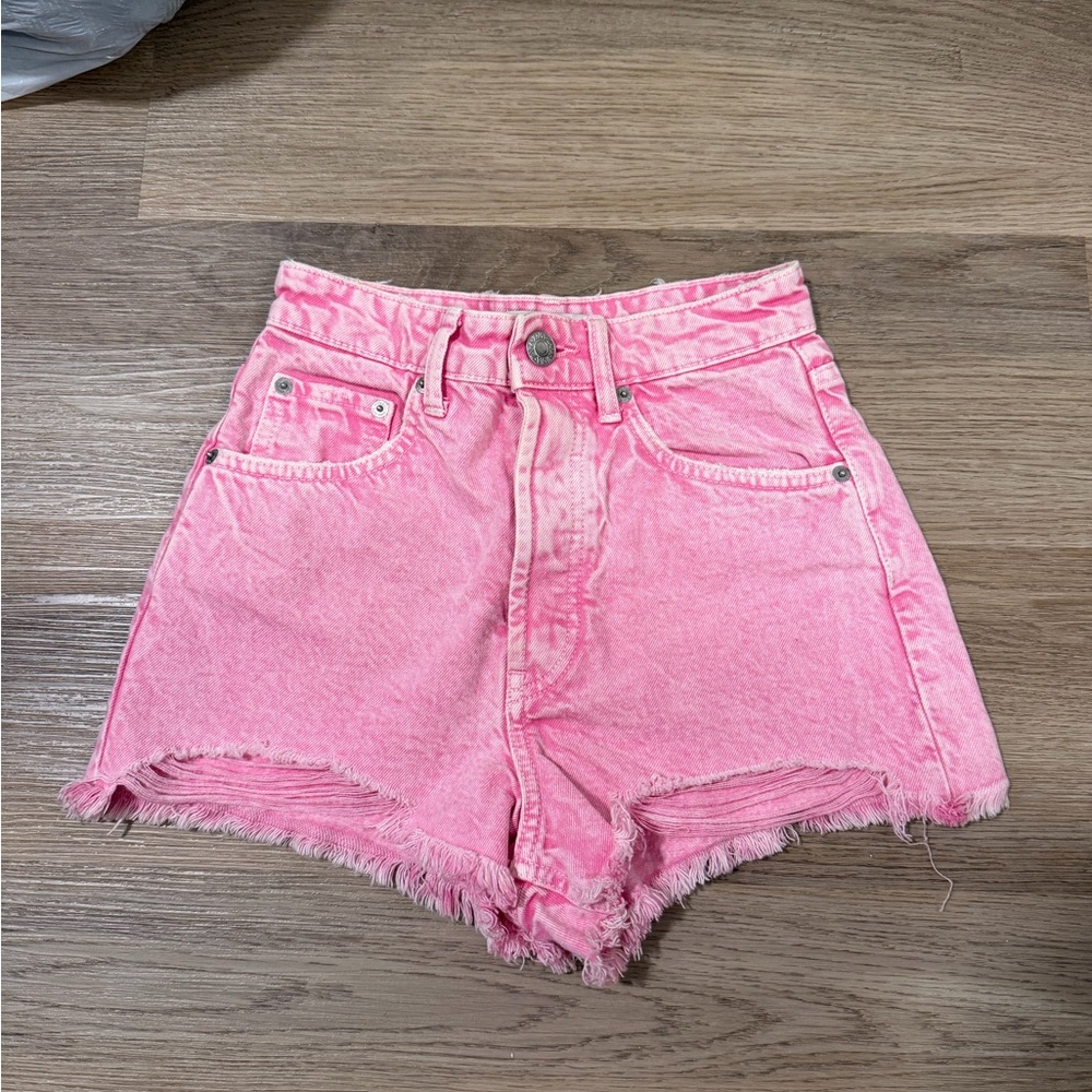 Zara Pink Jean Shorts for Women